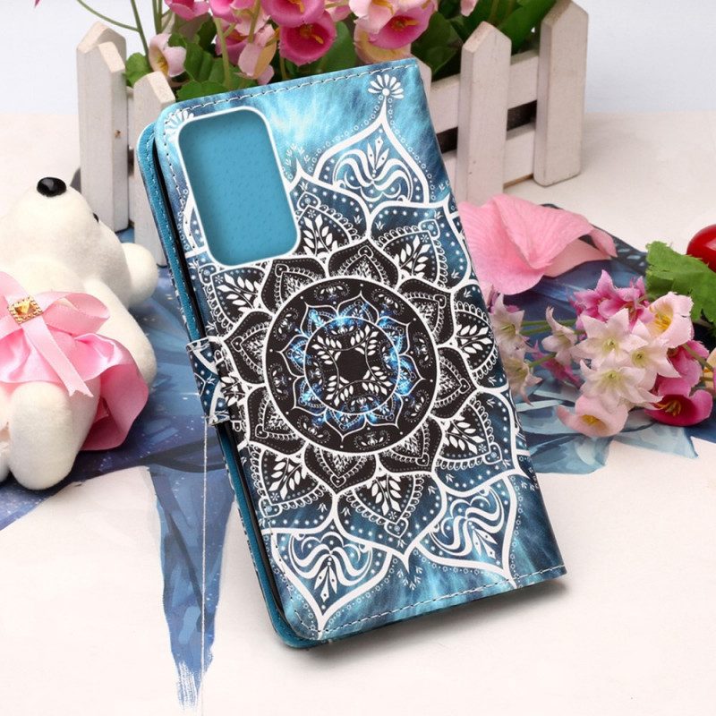 Custodia in pelle Samsung Galaxy A33 5G Mandala Nel Cielo