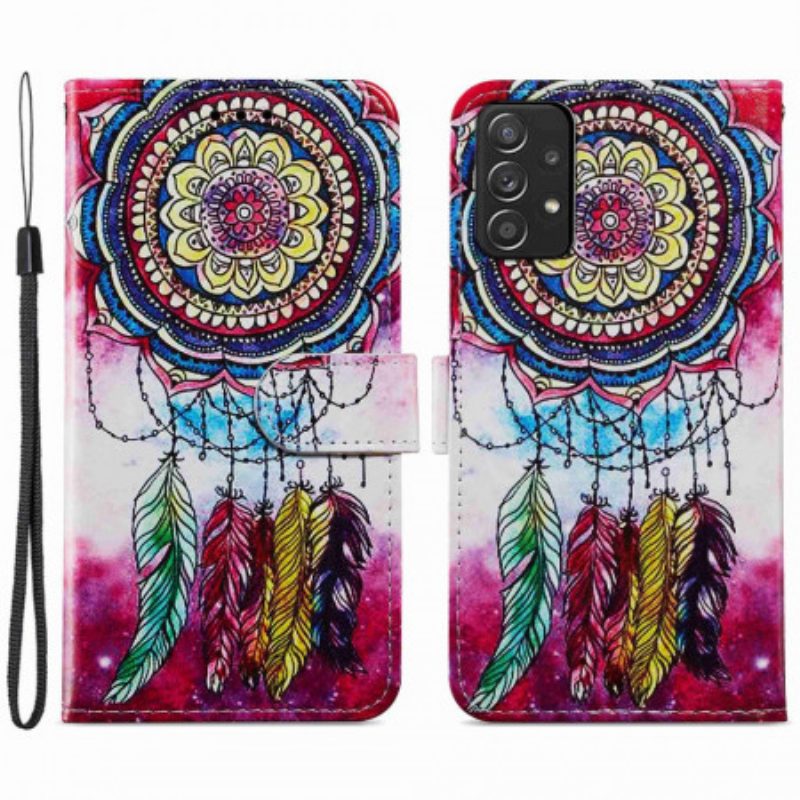 Folio Cover Samsung Galaxy A33 5G Acchiappasogni Artistico