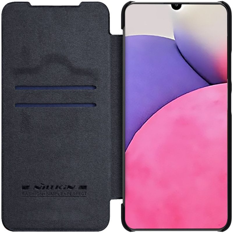 Folio Cover Samsung Galaxy A33 5G Custodia in pelle Serie Nillkin Qin