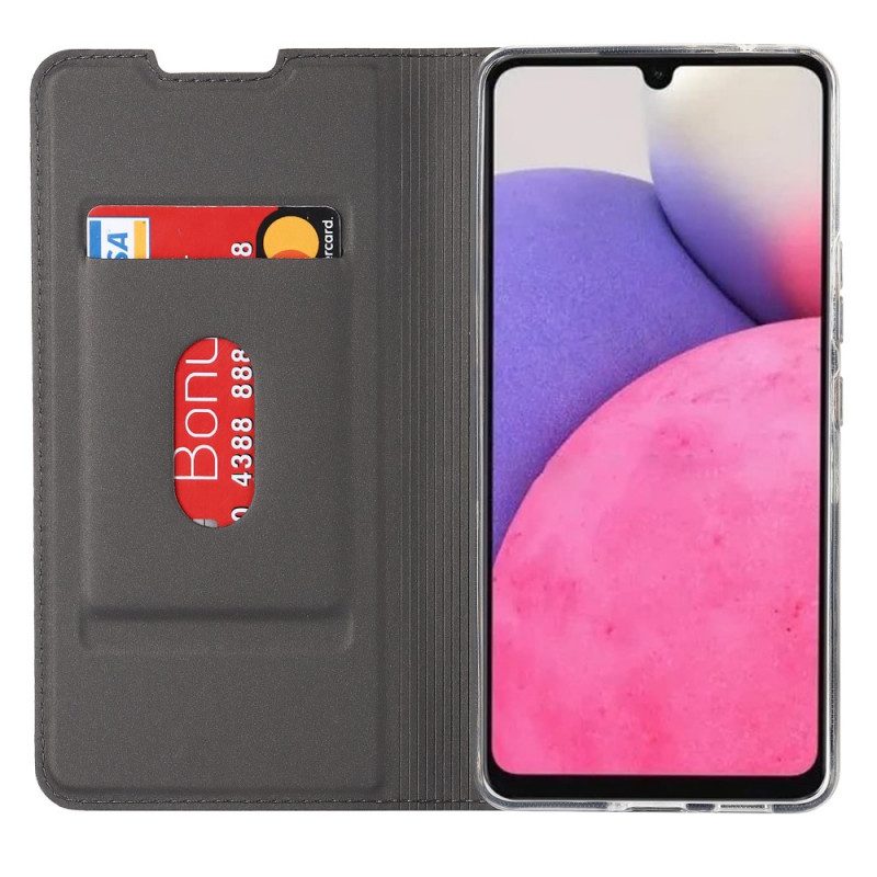 Folio Cover Samsung Galaxy A33 5G Custodia in pelle Stile In Pelle Ultra Fine