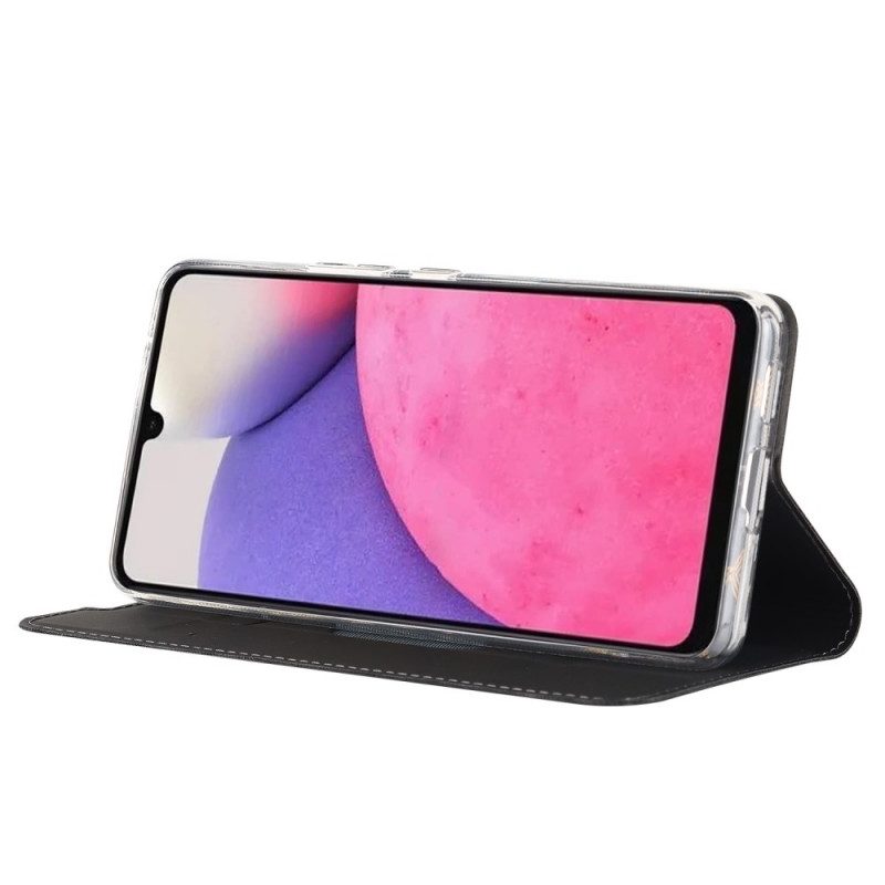 Folio Cover Samsung Galaxy A33 5G Custodia in pelle Stile In Pelle Ultra Fine