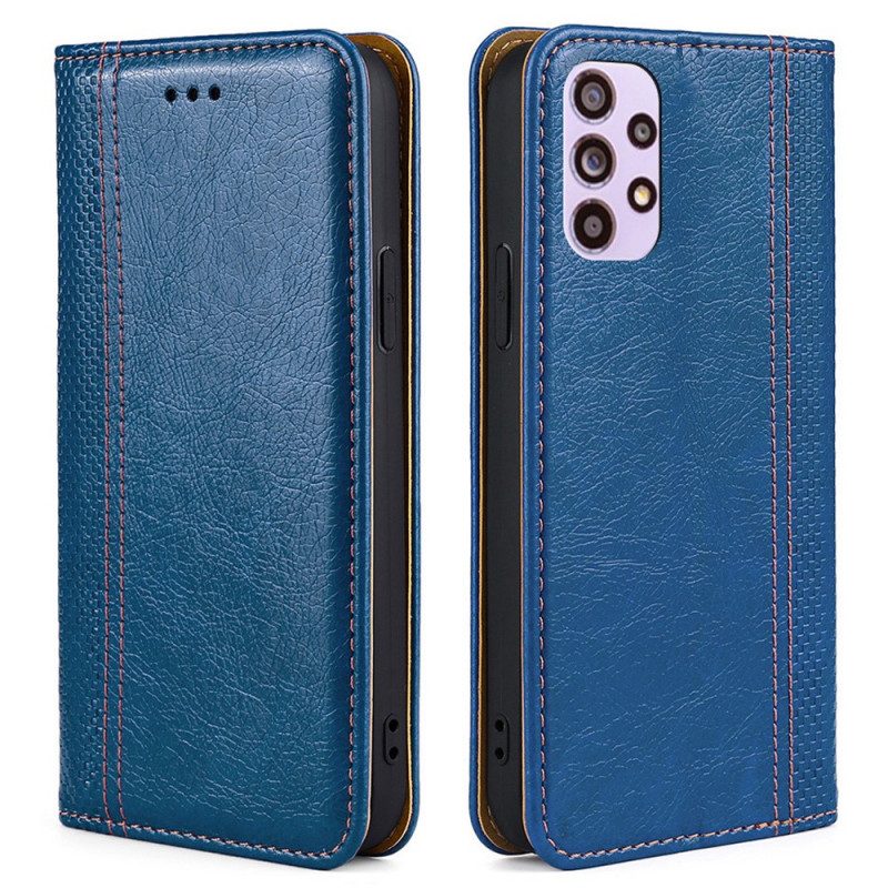 Folio Cover Samsung Galaxy A33 5G Custodia in pelle Stile Vintage