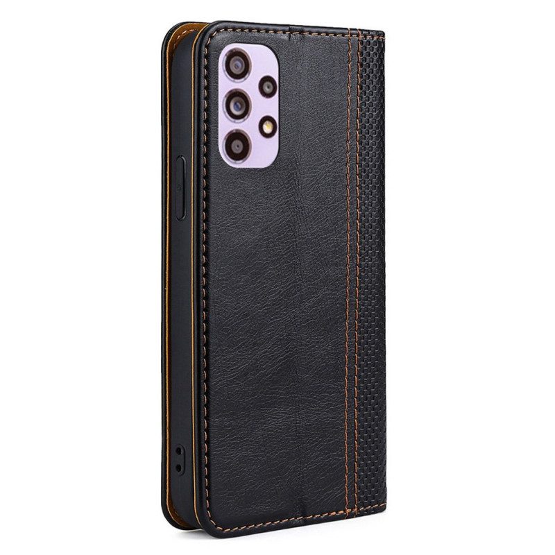 Folio Cover Samsung Galaxy A33 5G Custodia in pelle Stile Vintage