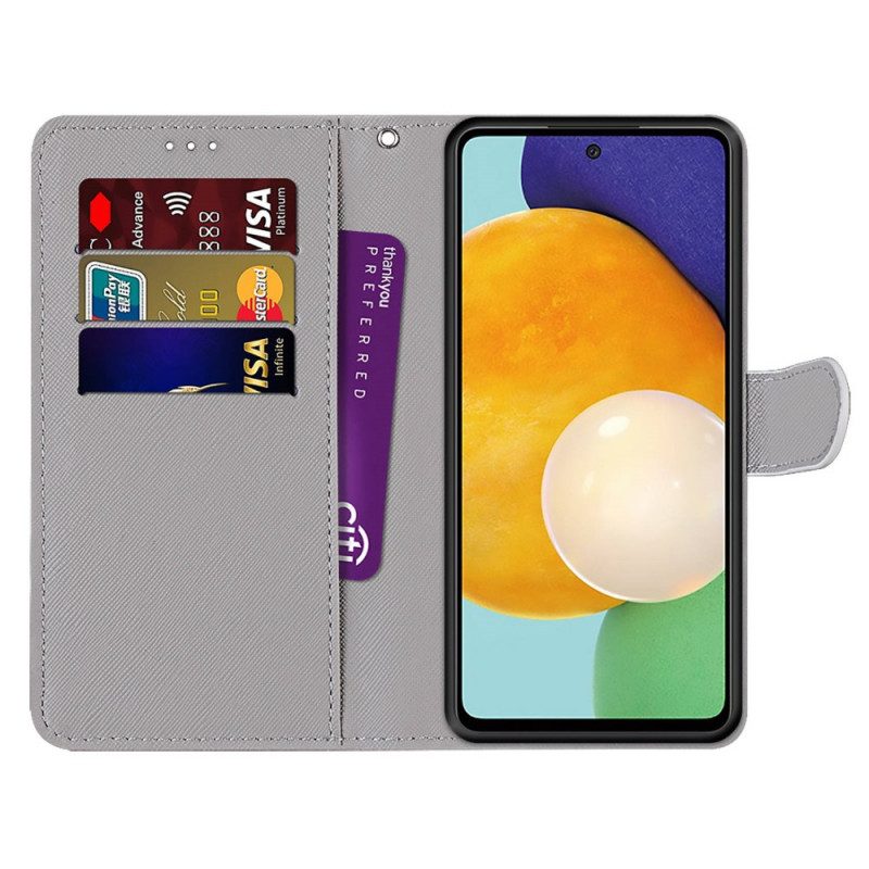 Folio Cover Samsung Galaxy A33 5G Famiglia Di Gatti