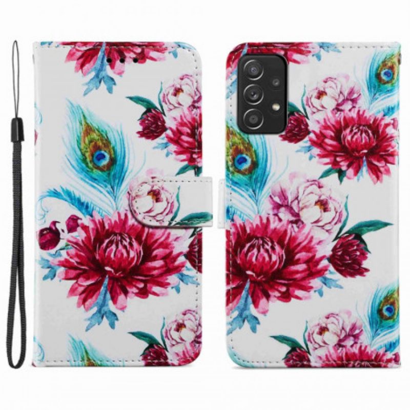 Folio Cover Samsung Galaxy A33 5G Fiori Intensi