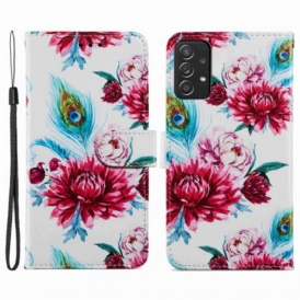 Folio Cover Samsung Galaxy A33 5G Fiori Intensi