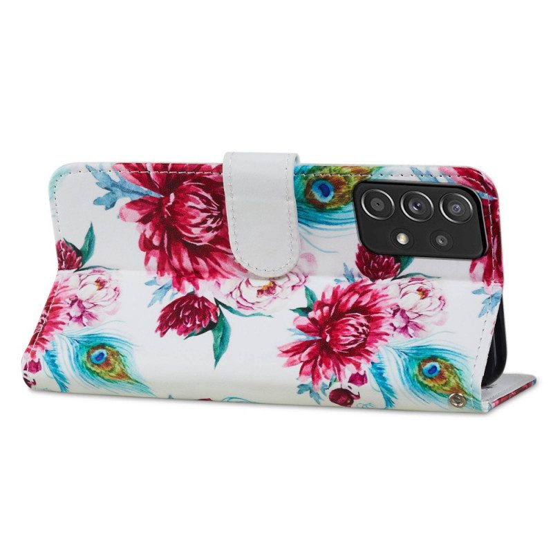 Folio Cover Samsung Galaxy A33 5G Fiori Intensi