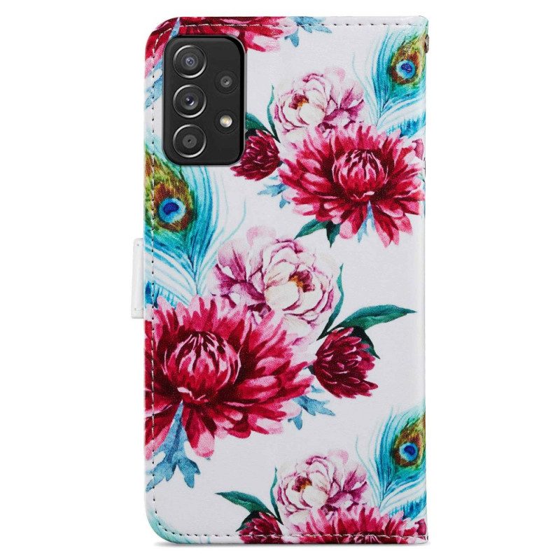 Folio Cover Samsung Galaxy A33 5G Fiori Intensi