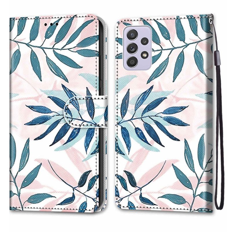 Folio Cover Samsung Galaxy A33 5G Foglie