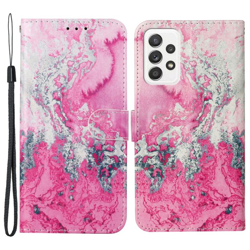 Folio Cover Samsung Galaxy A33 5G Lo Stile Del Marmo