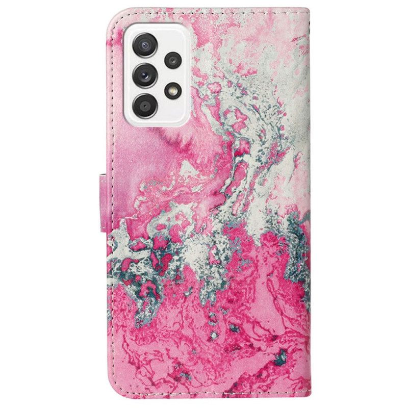 Folio Cover Samsung Galaxy A33 5G Lo Stile Del Marmo