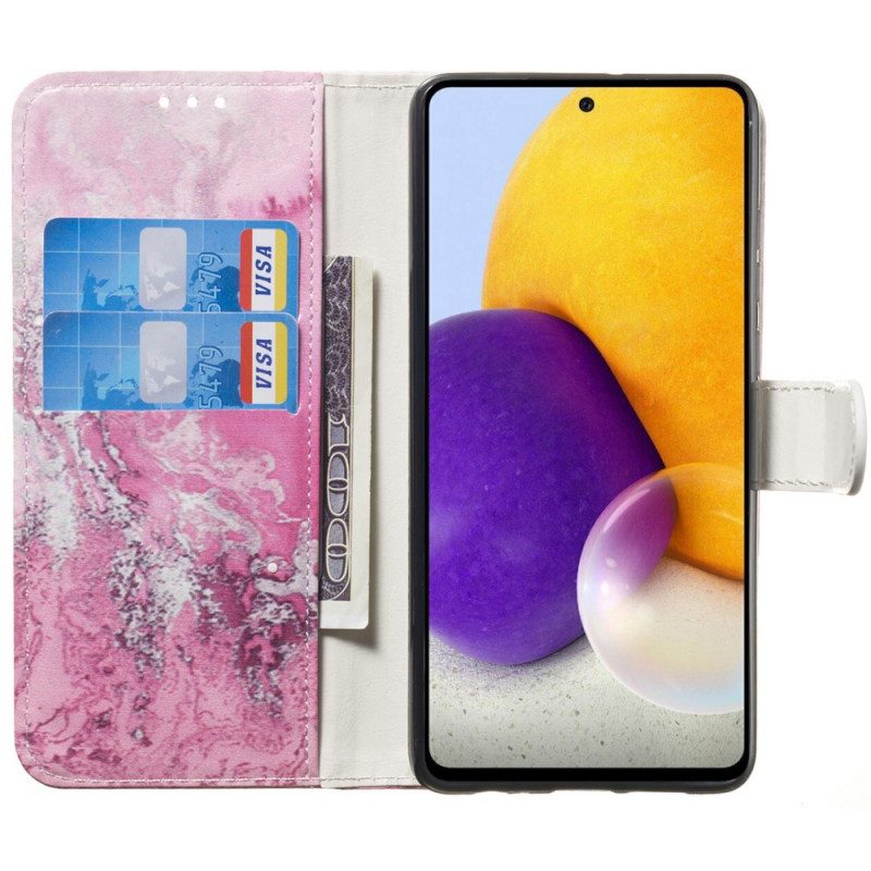 Folio Cover Samsung Galaxy A33 5G Lo Stile Del Marmo