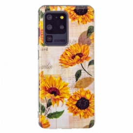 Cover Samsung Galaxy S20 Ultra Girasoli Fluorescenti