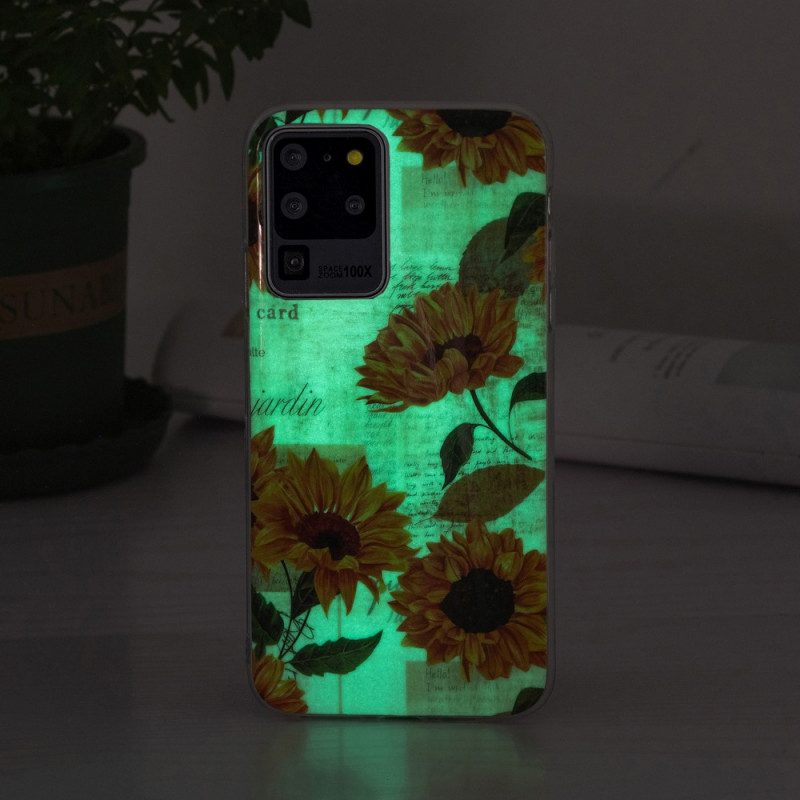 Cover Samsung Galaxy S20 Ultra Girasoli Fluorescenti