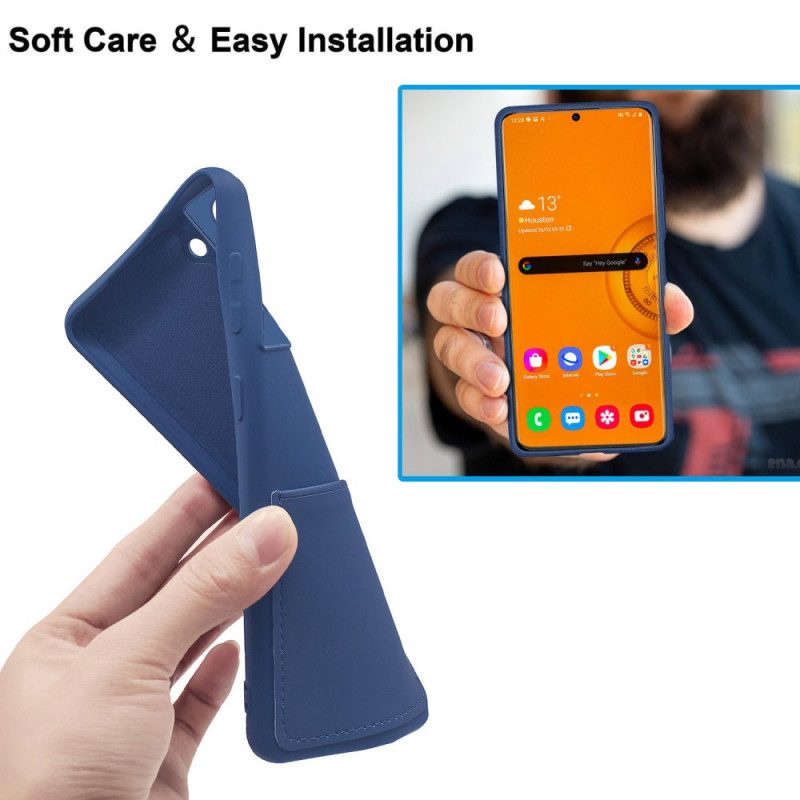 Cover Samsung Galaxy S20 Ultra Portacarte In Silicone Liquido