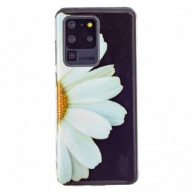 Cover Samsung Galaxy S20 Ultra Serie Di Fiori Fluorescenti