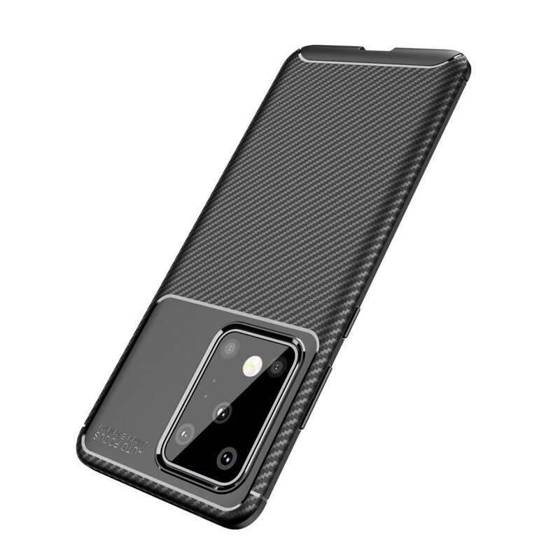 Cover Samsung Galaxy S20 Ultra Struttura Flessibile In Fibra Di Carbonio