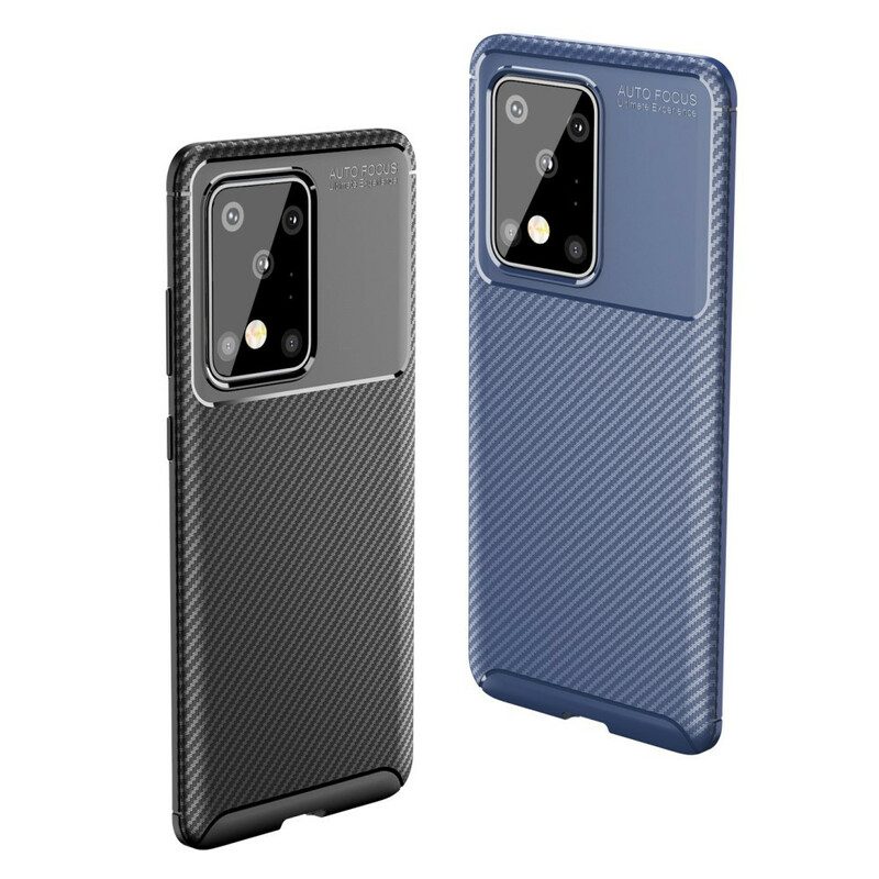 Cover Samsung Galaxy S20 Ultra Struttura Flessibile In Fibra Di Carbonio