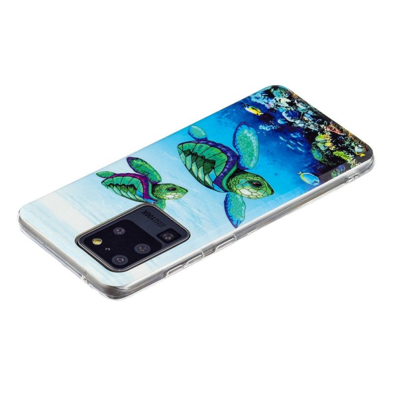 Cover Samsung Galaxy S20 Ultra Tartarughe Fluorescenti