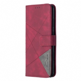 Custodia in pelle Samsung Galaxy S20 Ultra Triangoli Di Colore Binfen