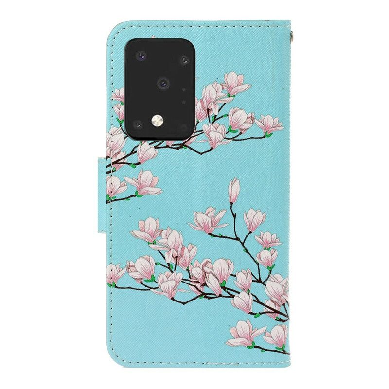 Folio Cover Samsung Galaxy S20 Ultra Arbusto Strappy