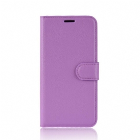 Folio Cover Samsung Galaxy S20 Ultra Classico Effetto Pelle Litchi