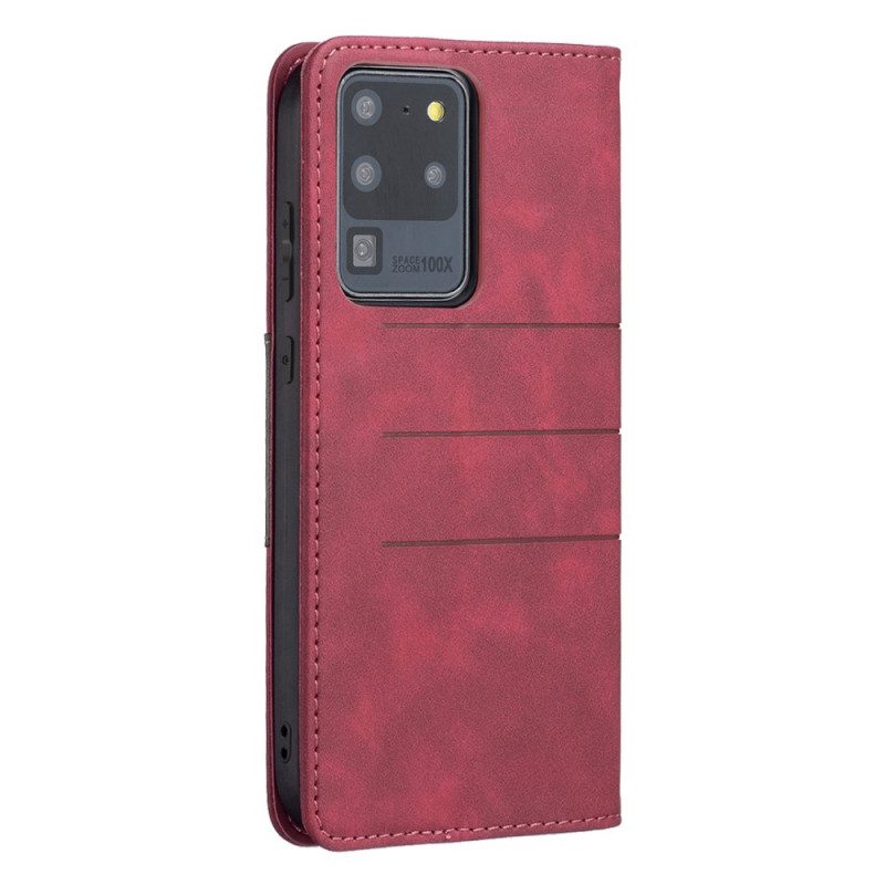 Folio Cover Samsung Galaxy S20 Ultra Custodia in pelle Colore Binfen