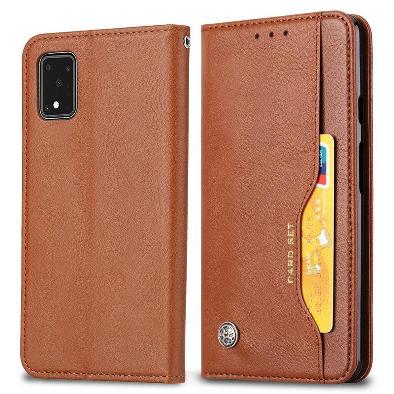 Folio Cover Samsung Galaxy S20 Ultra Custodia in pelle Portacarte In Ecopelle