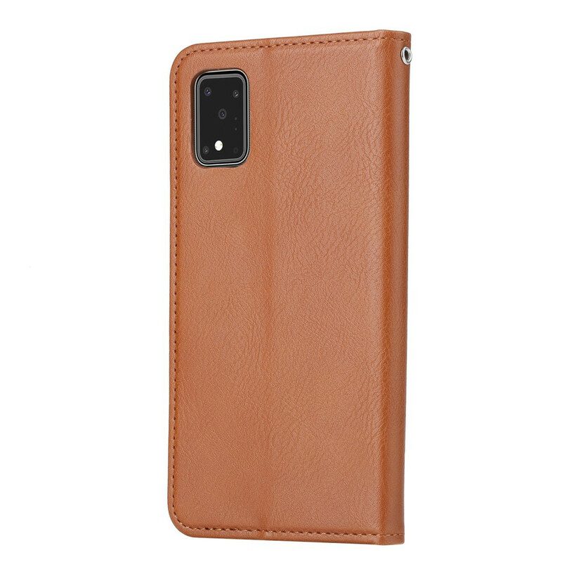 Folio Cover Samsung Galaxy S20 Ultra Custodia in pelle Portacarte In Ecopelle