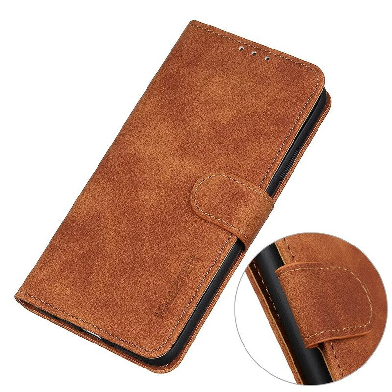 Folio Cover Samsung Galaxy S20 Ultra Khazneh Effetto Pelle Vintage