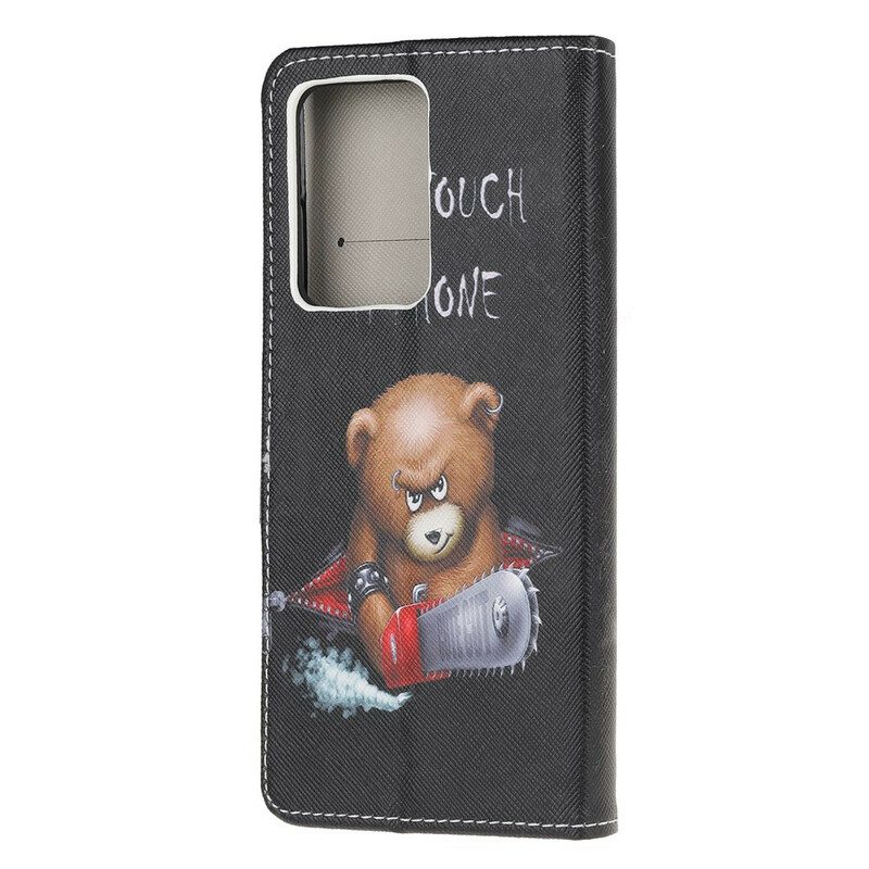 Folio Cover Samsung Galaxy S20 Ultra Orso Pericoloso