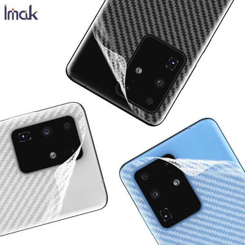 Pellicola Posteriore Per Samsung Galaxy S20 Ultra Style Carbon Imak