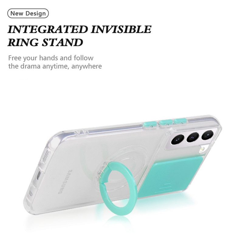 Cover Samsung Galaxy S22 5G Anello Di Supporto E Protezioni Per Lenti