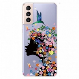 Cover Samsung Galaxy S22 5G Bella Testa Di Fiore