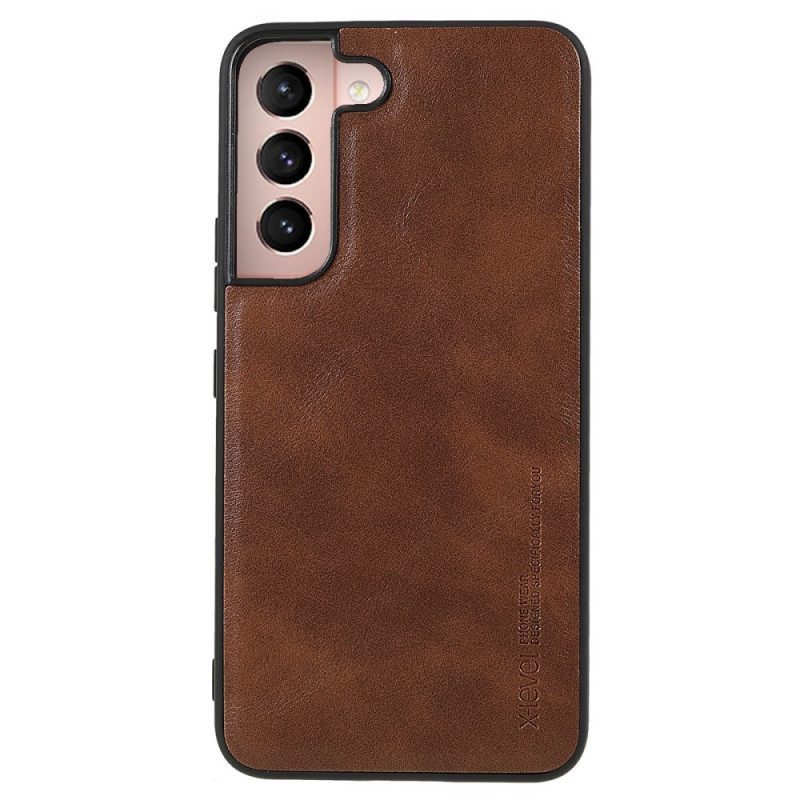 Cover Samsung Galaxy S22 5G Effetto Pelle Vintage Di Livello X