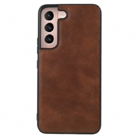 Cover Samsung Galaxy S22 5G Effetto Pelle Vintage Di Livello X