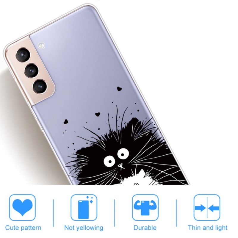 Cover Samsung Galaxy S22 5G Guarda I Gatti