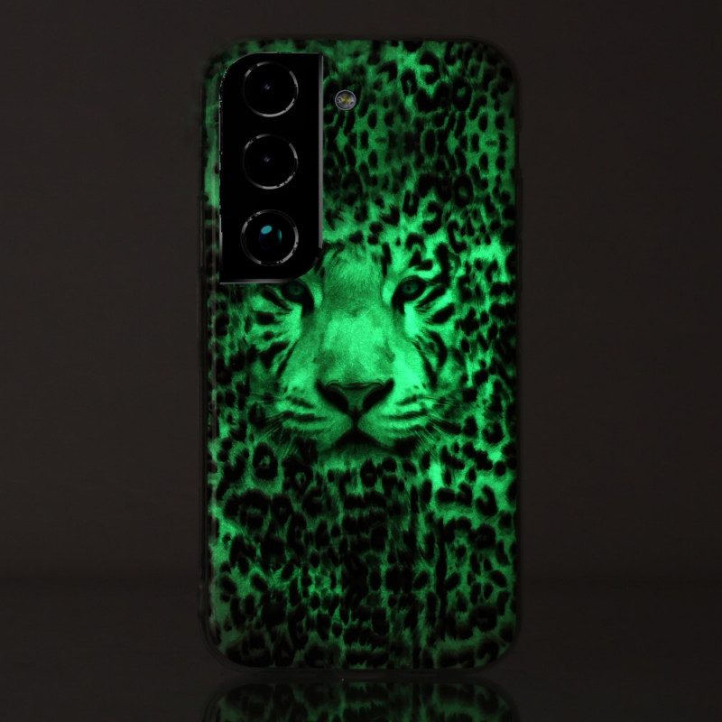 Cover Samsung Galaxy S22 5G Leopardo Fluorescente