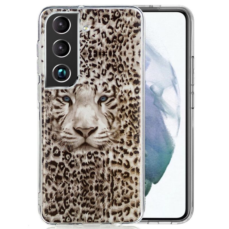 Cover Samsung Galaxy S22 5G Leopardo Fluorescente