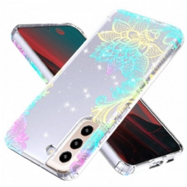 Cover Samsung Galaxy S22 5G Mandala Flessibile In Silicone