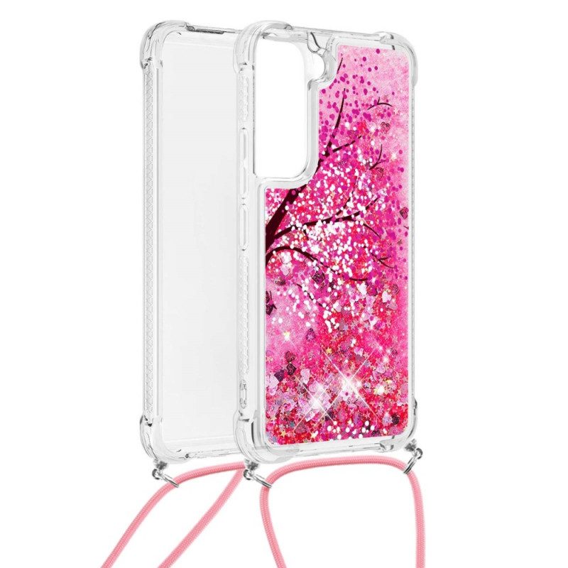 Cover Samsung Galaxy S22 5G Paillettes Con Coulisse