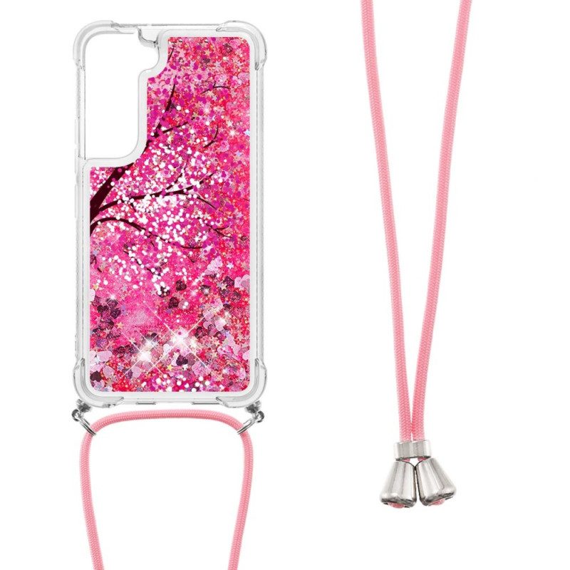 Cover Samsung Galaxy S22 5G Paillettes Con Coulisse