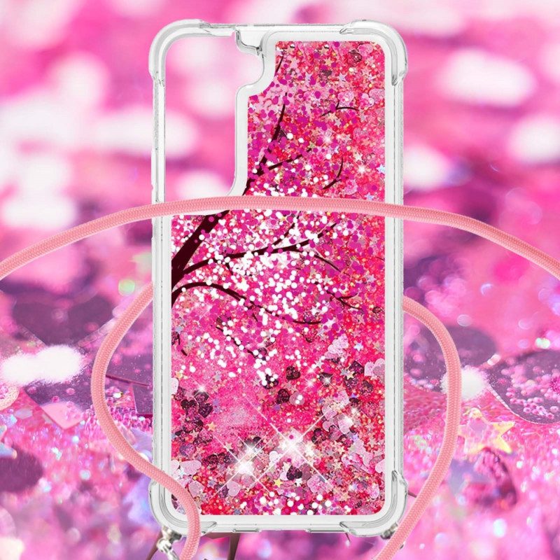 Cover Samsung Galaxy S22 5G Paillettes Con Coulisse