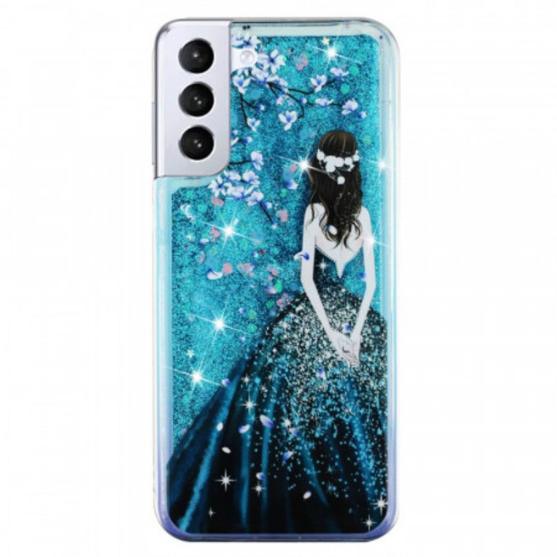 Cover Samsung Galaxy S22 5G Paillettes Donna