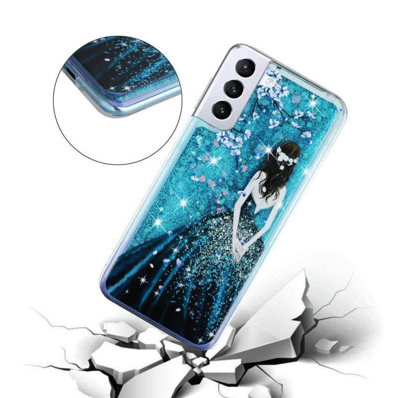 Cover Samsung Galaxy S22 5G Paillettes Donna