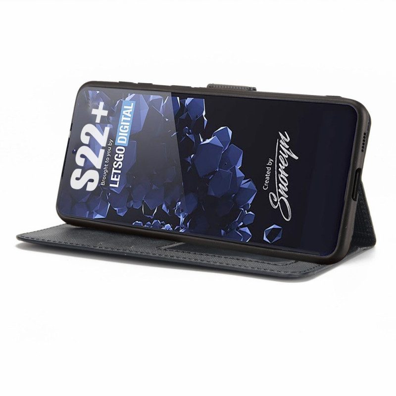 Cover Samsung Galaxy S22 5G Tessuto Con Staccabile