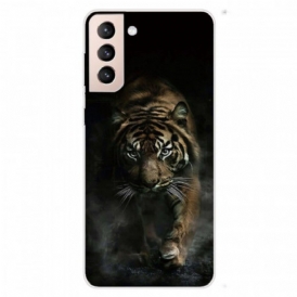 Cover Samsung Galaxy S22 5G Tigre Flessibile