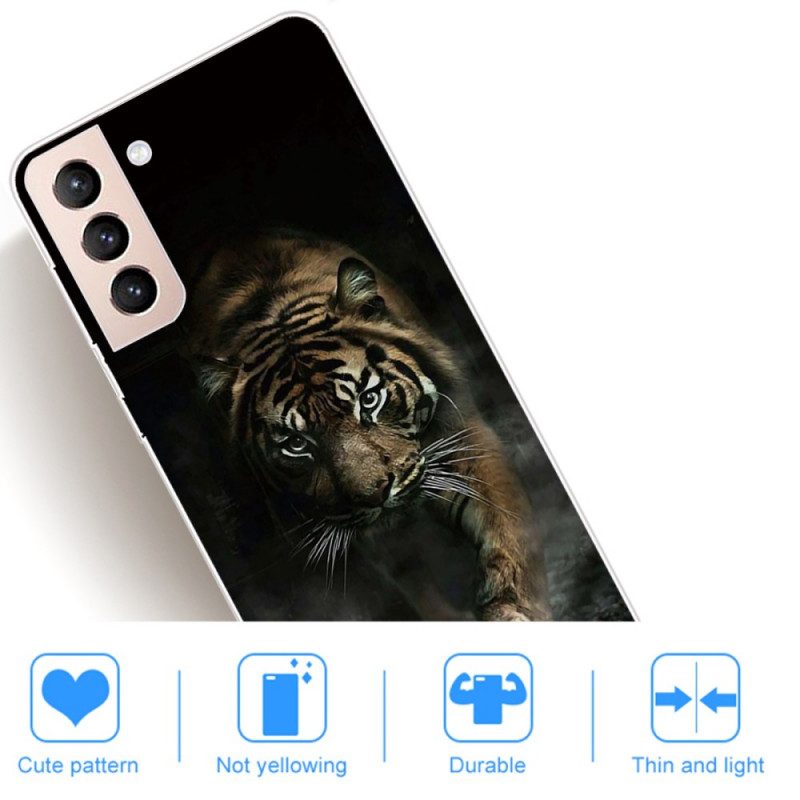 Cover Samsung Galaxy S22 5G Tigre Flessibile