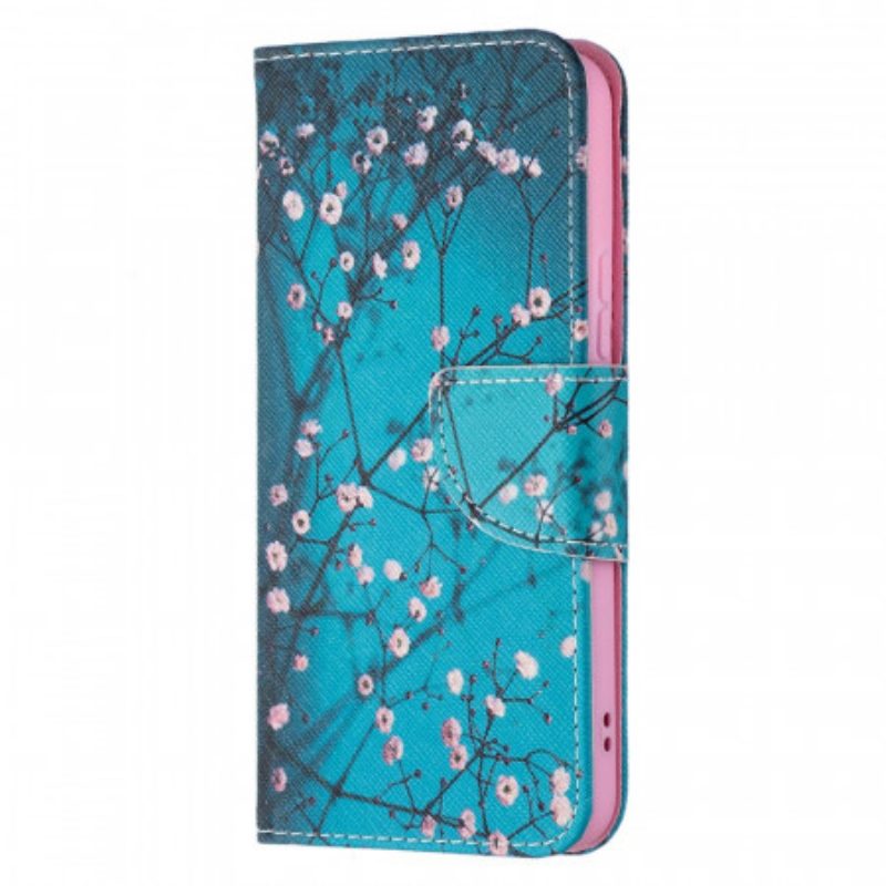 Custodia A Portafoglio Samsung Galaxy S22 5G Albero In Fiore