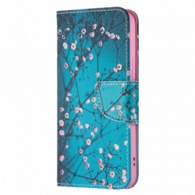 Custodia A Portafoglio Samsung Galaxy S22 5G Albero In Fiore